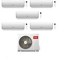 climatizzatore condizionatore inverter penta split elite f2 serie sn f2s0 9+9+9+9+9 con mt4250 wi-fi