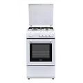 dl554gw cucina a gas 50 cm 4 fuochi forno bianco