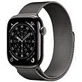 watch series 11 gps + cellular 46mm cassa titanio ardesia con loop milanese ardesia m/l