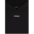 felpa cappuccio nero donna extra small
