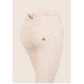 pantaloni push up wr. up superskinny similpelle ecologica white sand donna large