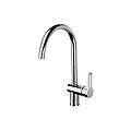 paffoni miscelatore monocomando per lavello con canna orientabile serie ringo rin180cr cromato