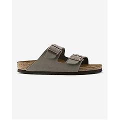 Birkenstock Sandali Arizona Birko-flor Nabuck Grigio 36
