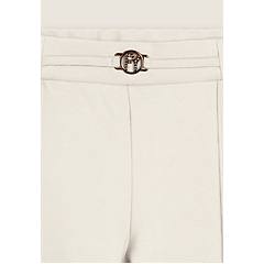 freddy pantaloni in viscosa con fondo asimmetrico gardenia donna xx large