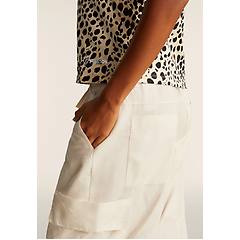 Freddy Freddy. Pantaloni Cargo In Popeline Con Fondo Regolabile