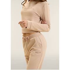 Freddy Freddy. Pantaloni Sportivi Con Gamba Dritta E Strass