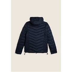 Freddy Piumino Donna Con Cappuccio Bordato E Finitura