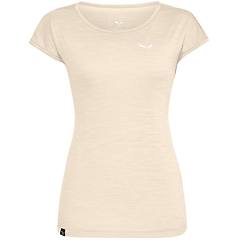 Salewa T-shirt Puez Melange Dry Manica Corta Beige Chiaro