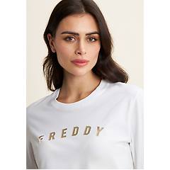 Freddy Freddy. Felpa Girocollo In Jersey Con Stampe In