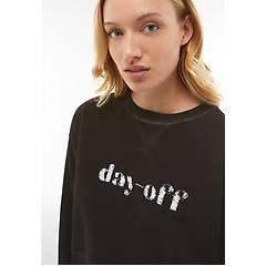 Freddy Felpa Corta Tinta A Freddo Con Logo Effetto Cracked