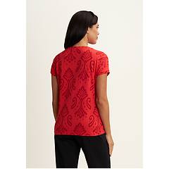 Freddy T-shirt Floreale In Jersey Con Maniche A Kimono