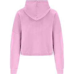 Freddy Felpa Cropped Con Cappuccio E Patch Fenicottero