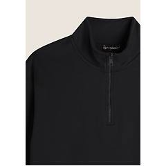 freddy felpa donna comfort fit chiusura mezza zip e collo alto