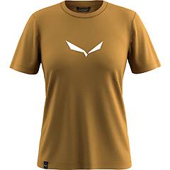 Salewa Solid Dri-release T-shirt Trekking Donna Brown/white