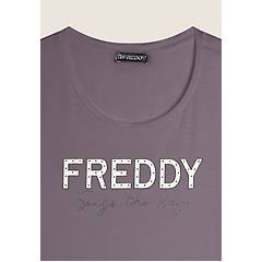 Freddy T-shirt Donna In Jersey Con Logo In Strass