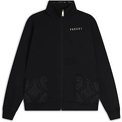 Freddy Felpa Zip Leggera Con Collo Alto E Dettagli Floreali
