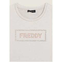 Freddy Felpa Sportiva Da Donna Con Grafica Frontale In