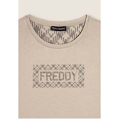 Freddy T-shirt Con Logo E Grafica Geometrica