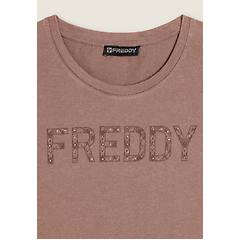 Freddy T-shirt Con Logo Frontale In Borchie