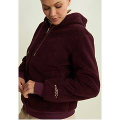 Freddy Giacca Da Donna In Pile Sherpa Con Cappuccio E Zip