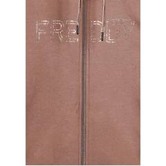 Freddy Freddy. Felpa Con Zip Collo Alto E Fondo Asimmetrico