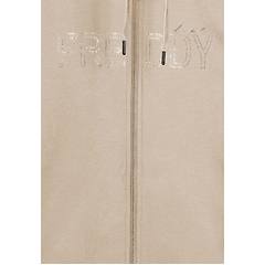 Freddy Felpa Con Zip Collo Alto E Fondo Asimmetrico Moonbeam