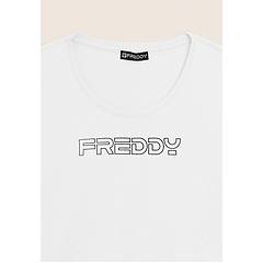 Freddy Freddy. T-shirt Manica Corta Con Logo In Outline