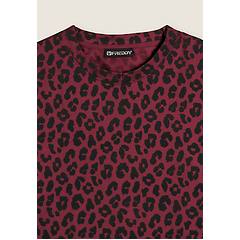 Freddy Felpa Donna Leopardata Girocollo Leopard Ani Black