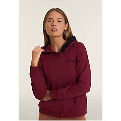 Freddy Felpa Donna Con Zip E Cappuccio Logato Cordovan