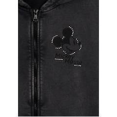 Freddy Felpa Da Donna Con Cappuccio Zip E Grafica Mickey