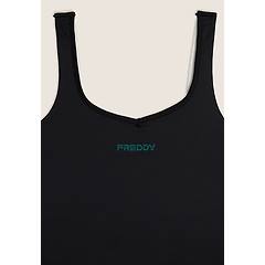 Freddy Canotta Sportiva Con Reggiseno Integrato Black-sugar