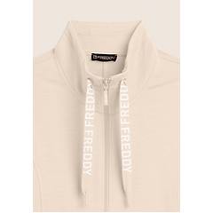 Freddy Freddy. Felpa In Tessuto Fiammato Collo Alto Con