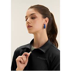 Freddy Freddy. Felpa Con Zip E Collo Alto In Jersey Elasticizzato