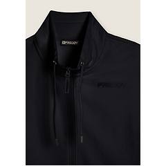 Freddy Felpa Full Zip Con Collo Alto E Bande Logate Anthracite