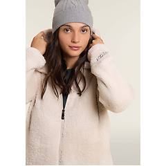Freddy Felpa In Pile Sherpa Con Cappuccio E Zip Moonbeam