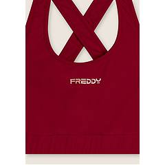 Freddy Top Tecnico Con Spalline Incrociate E Profili Bianchi