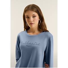 Freddy Freddy. Felpa Comfort Fit Con Strass Authentic