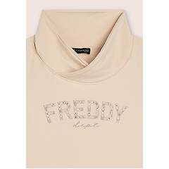 Freddy Felpa Con Collo Incrociato E Fondo Asimmetrico