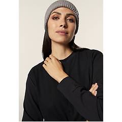 Freddy Felpa Donna Girocollo In Jersey Con Tessuto Waffle