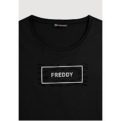 Freddy Freddy. T-shirt Con Logo Su Grafica Ondulata Tshirt
