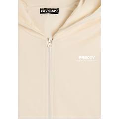 Freddy Freddy. Felpa Comfort Fit Con Zip E Cappuccio In