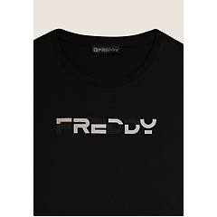 Freddy Freddy. T-shirt Manica Corta Con Logo Olografico