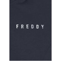 Freddy Freddy. Felpa Zip Leggera Con Collo Alto E Dettagli