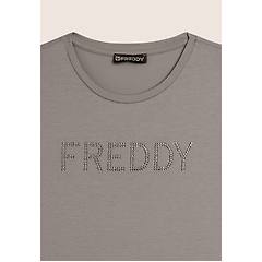 Freddy Freddy. T-shirt Manica Corta Con Logo In Strass