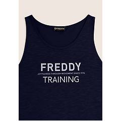 Freddy Freddy. Canotta '' Training'' In Jersey Fiammato