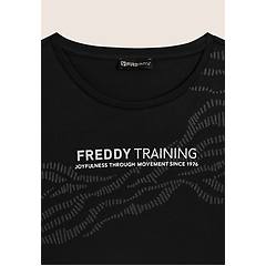 Freddy Freddy. T-shirt '' Training'' Con Motivo Grafico