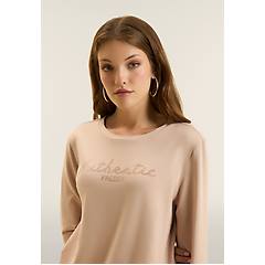 Freddy Freddy. Felpa Comfort Fit Con Strass Authentic