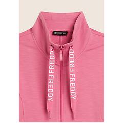 Freddy Freddy. Felpa In Tessuto Fiammato Collo Alto Con