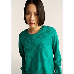 Freddy Freddy. Felpa Girocollo In Jersey Fantasia Floreale