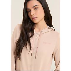 Freddy Freddy. Felpa Cappuccio Zip Con Strass E Inserto